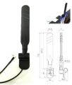 3G clip mounting antenna 4.5dBi